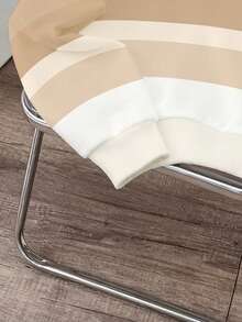 Manfinity Joysei Men's Contrast Stripe Pattern Embroidered Crew Neck Long Sleeve Pullover Sweatshirt - Multicolor - View 4