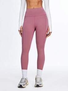 Eassivo Eassivo Women Sports Leggings - Dusty Pink - View 4