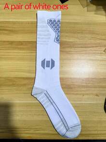 Skiing Socks, Men's Winter Warmers, Women's Compression Stockings, Professional Cycling, Hiking, Running, Trekking, Long Tube Socks - Multicolor - View 13