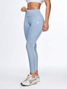 Eassivo Eassivo 女士运动紧身裤 - Breezy Blue - 查看 4