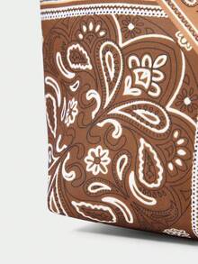 SHECARRY Women's Casual Paisley Print Clutch Bag - Multicolor - View 7