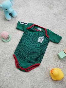 Body Bebé futbol México - Verde - Ver 1