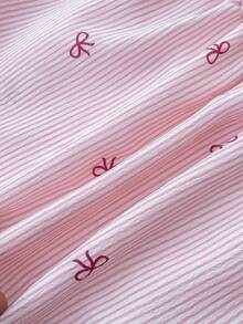 少女背心和吊带衫，适合度假、夏季、毕业季、返校季、复活节派对、午餐等场合，可爱休闲吊带衫，宽松露背印花背心，沙滩装 - 粉色 - 查看 5