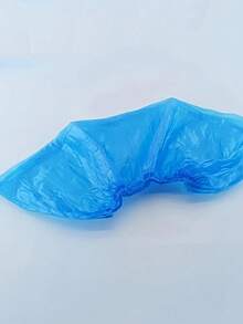 100pcs/200pcs Disposable Shoe Covers, Suitable For Cleaning Supplies, Travel Hotels, Outdoor Cycling, Blue Shoe Covers, Keep Shoes Dry On Rainy Days! - Multicolor - View 10