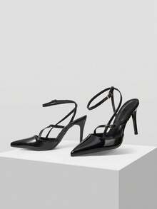 Mnmlis 女士高跟鞋 - 黑色 - 查看 5