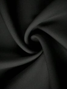 Elenzga Bộ đồ nữ cỡ lớn, quần dài dáng chữ A cài nút thắt nơ ở eo và áo khoác blazer màu đen, bộ váy áo công sở thường ngày, bộ đồ 2 mảnh cho nữ, bộ đồ nữ thanh lịch, bộ quần áo nữ sang trọng - màu đen - Xem 7
