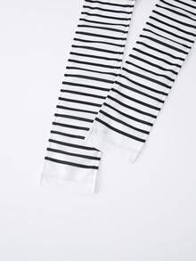 三件套男童绅士套装，夏季新款休闲短袖衬衫+条纹披肩+休闲裤，撞色搭配设计，优雅精致，适合日常穿着、外出、通勤、用餐、聚会、招待、舞台表演、婚礼、毕业典礼等场合。 - 彩色 - 查看 7