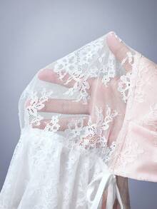 Y2Kool 休闲性感都市时尚极简主义Y2K亚文化风女式蕾丝荷叶边吊带背心，适合音乐节、日常穿着、度假、约会、海滩、派对、新年、春夏等场合。 - 白色 - 查看 7