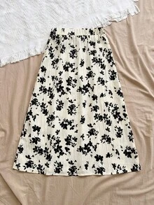 Soleia 女士碎花休闲开衩裙 - 彩色 - 查看 2