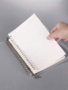 A5 B5 Notebook PP Cover Detachable Transparent Binder Refill Paper Loose Leaf Spiral Ring Planner For Office Work Supplies Journal Diary - Clear - View 2