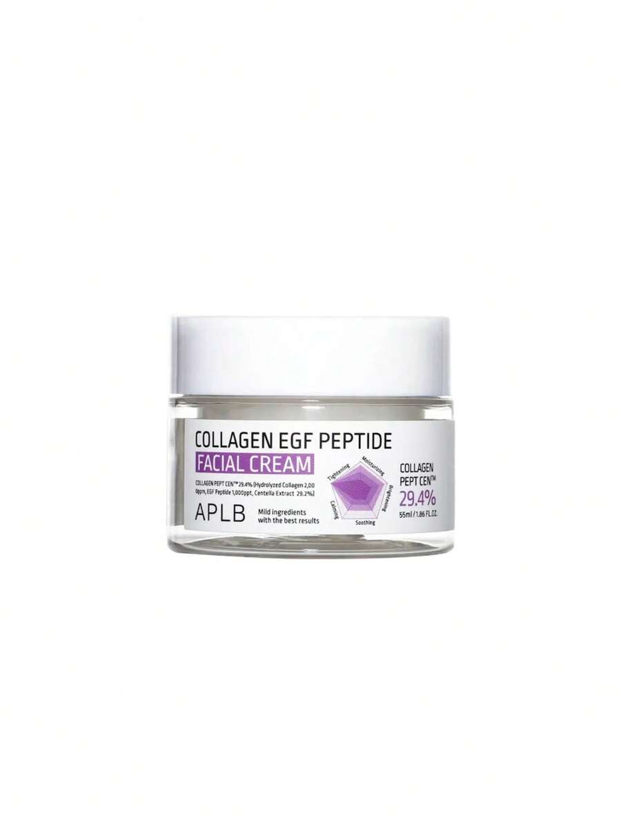APLB Collagen EGF Peptide Facial Cream 55 ml - Vitt - Visa 1