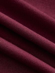 Maija Đầm dài tay xếp ly ôm sát người thanh lịch màu đỏ Angora mới cho mùa xuân 2025, thích hợp cho ngày Valentine, trang phục dự tiệc, quần áo mùa đông cỡ lớn cho nữ, trang phục mùa thu cho nữ, trang phục Halloween, váy Giáng sinh, đầm dự tiệc năm mới cho nữ. - Màu Đỏ Sâu - Xem 8