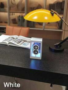 Teckwe 无线蓝牙音箱，带RGB灯光和定制透明设计（800mAh超长续航） - 彩色 - 查看 10