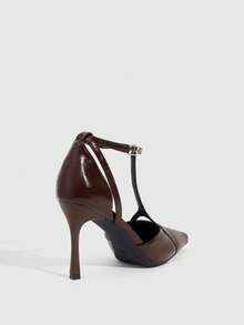 CUCCOO SZL 女士高跟鞋 - 咖啡棕 - 查看 8