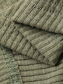 DAZY Teen Girls' Solid Color Long Sleeve Raglan Zip-Up Hoodie Jacket - Green - View 9