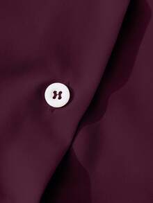 Bluhae 女士优雅通勤秋季衬衫 - 中紫紅色 - 查看 3