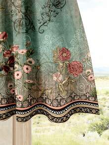 Rusticease 两件套女士波西米亚风度假休闲浅绿色上衣+绿色印花半裙套装 – 夏季波西米亚风半裙套装，适合海滩、邮轮、音乐节、演唱会、婚礼宾客、城市旅行等场合。 - 彩色 - 查看 5