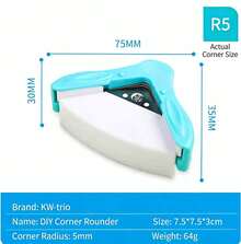 Máy mài góc, máy vát cạnh, máy cắt tỉa cạnh, máy bo tròn góc cắt ảnh - Một cỡ - Xem 4