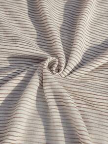 Wildy 波西米亚美式休闲西部乡村复古条纹女式短袖T恤，日常通勤、春夏基本款 - 彩色 - 查看 8