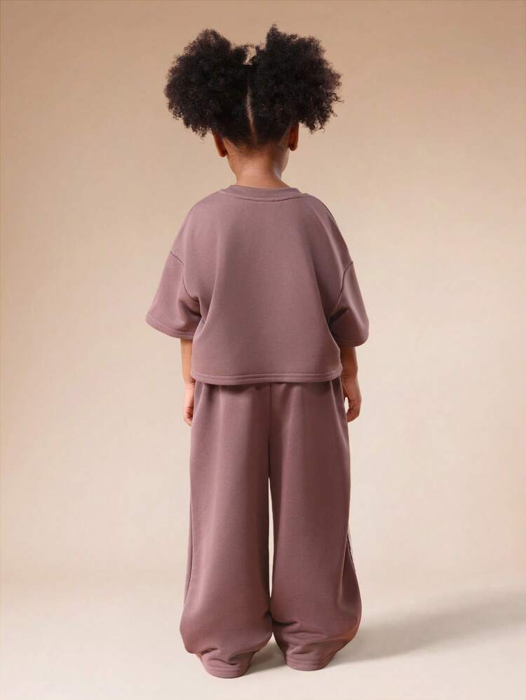 Graphic Print Co-Ord Set With T-Shirt And Pants