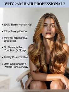 20pcs Tape In Hair Extensions Dark Brown #30 Color 18-26Inch Tape In Hair Extensions Human Hair 50g Remy Human Hair Extensions Tape In Hair Tape Ins Hair Extensions - S30 - View 7