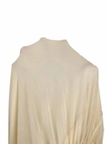 Aloruh Conjunto de 2 piezas de top sin mangas de cuello cuadrado y falda larga de diseño minimalista elegante de unicolor para mujer - Albaricoque - Ver 5