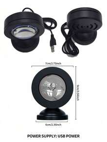 1 16色RGB日落灯带遥控器，氛围灯，摄影，装饰灯，卧室日落灯，床头投影台灯，日落黄昏灯，USB供电，房间装饰节日礼物，适用于家庭/办公室装饰，适用于卧室，成人游戏室，家庭影院房间装饰情人节礼物露营婚礼装饰灯LED投影仪RGB遥控投影灯USB氛围灯营造温馨舒适的氛围 - 黑色 - 查看 7