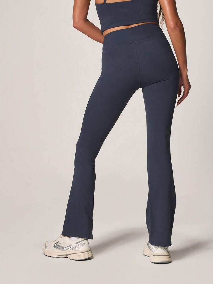 MISSGUIDED High Rise Flared Bootcut Sports Leggings With Wide Leg Opening And Fitted Waistband For Yoga Training