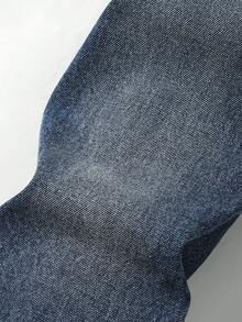 Tween Boy Pocket Distressed Tapered Casual Versatile Jeans - Dark Wash - View 7