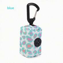 1Pc Pet Walking Printed Trash Bag Dispenser, Fashion Dog Poop Clean-Up Bags, Leash Clip On Waste Bag Holder - Multicolor - View 19