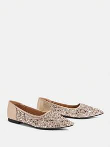 CUCCOO TILAWA 女士平底鞋 - 金色2 - 查看 4