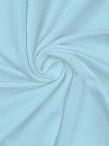 SHEIN LUNE Summer New Sleeveless Wide Strap Square Neck Discounted Loose Fit Women Tank Top - Baby Blue - View 6