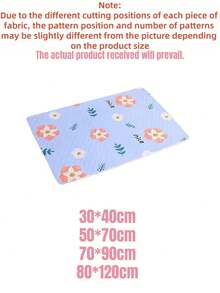 Washable Incontinence Pads, Leak-Proof Bed Care Mats For Elderly & Pets, Multiple Sizes & Colors, Non-Woven Fabric, Ideal For Menstruation & Home Use - Multicolor - View 11