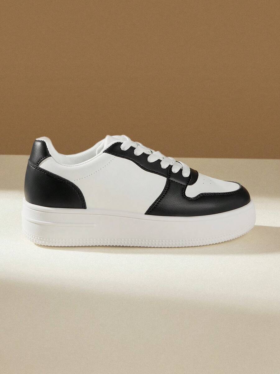 CUCCOO EASI 女士休闲鞋 - 白黑2 - 查看 1