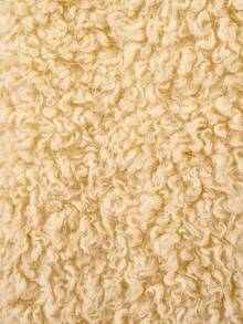 OverBlushhh 女士蓝色仿皮修身外套，系带仿毛皮，Y2K风格，可爱，性感，外套，日常穿着，派对，生日，情人节 - 藍色 - 查看 7