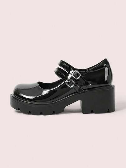 CUCCOO DOLLMOD Women's Platform Wedge Comfortable Fashion Loafer Shoes New Year Holiday