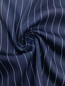 GlowEve A Two Pieces Autumn Set For Women's Elegant And Commuting Style Woven Together - Navy Blue - View 3
