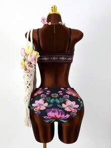 Zestiva Women's One-Piece Swimsuit, Suitable For Beach, Vacation, And Dates, Spring/Summer - Multicolor - View 2