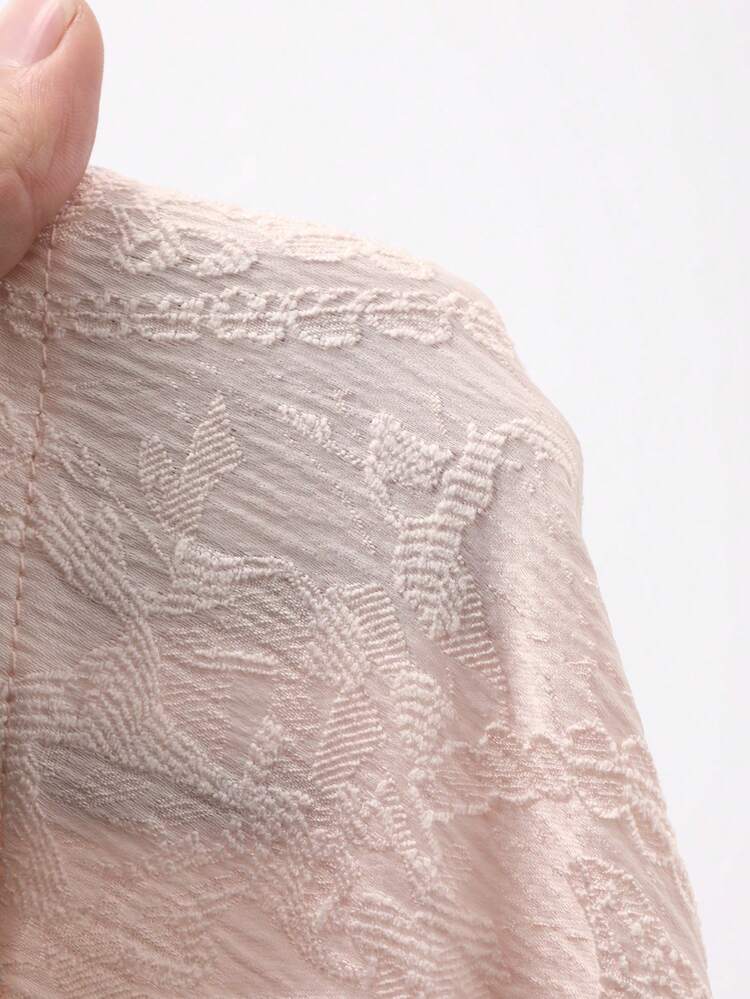 Jacquard Weave Elegant Long Dress For Women Sundress