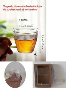 Mini Tea Mugs, Suitable For Home And Restaurant Use - Clear - View 11