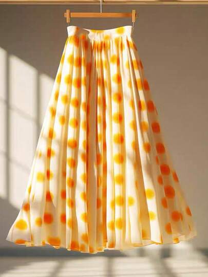 GlowEve 夏季新款多巴胺迷幻波点女裙