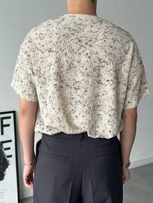 DAZY 男士纹理面料圆领T恤，夏季款 - 彩色 - 查看 2