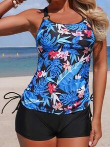 Swim Lushoire 女士时尚新款紧身吊带泳衣，性感吊带泳衣，春夏款 - 彩色 - 查看 3