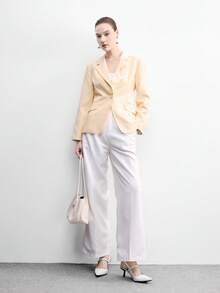 CUCCOO BIZCHIC 女士尖头搭扣设计时尚高跟鞋，适合日常穿着 - 白色 - 查看 2