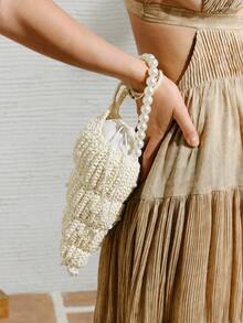 SHECARRY Women's Boho Style Fashion Shoulder Bag - White - View 1