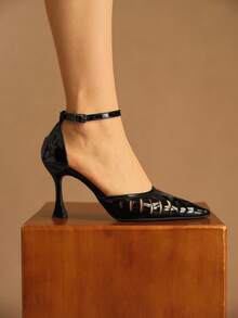 CUCCOO CHICEST Giày cao gót nữ - màu đen - Xem 5