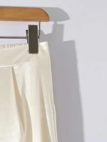 GlowEve Women's Elegant Casual Commuting Camisole & Pants 2 Pieces Set - Apricot - View 7