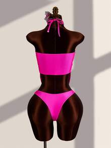 Zestiva Bộ sưu tập đồ bơi nữ mới năm 2026: Thích hợp cho đi học, nghỉ lễ, hẹn hò, trà chiều, phong cách miền Tây, du thuyền, bãi biển, đảo, du lịch đường bộ, mọi mùa, lễ hội âm nhạc, kỳ nghỉ Boho, kỳ nghỉ Bohemian, mùa thu thư giãn, phong cách Boho miền Tây đính hạt lấp lánh, in họa tiết lá kim loại, cổ khoét sâu, dây xích kim loại hình vỏ sò, đồ bơi gợi cảm cho kỳ nghỉ biển 2 mảnh dành cho nữ, áo hai dây, bikini dây đeo, đồ bơi màu neon, đồ bơi màu hồng, đồ bơi khoét eo cho nữ, đồ bơi gợi cảm, đồ bơi màu hồng khoét eo. - Nhiều màu - Xem 2