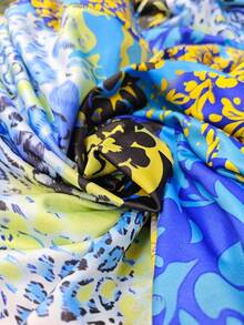 Arcane Artistry Digital All-Over Print Fitted Camisole Dress, Vacation Style - Multicolor - View 5