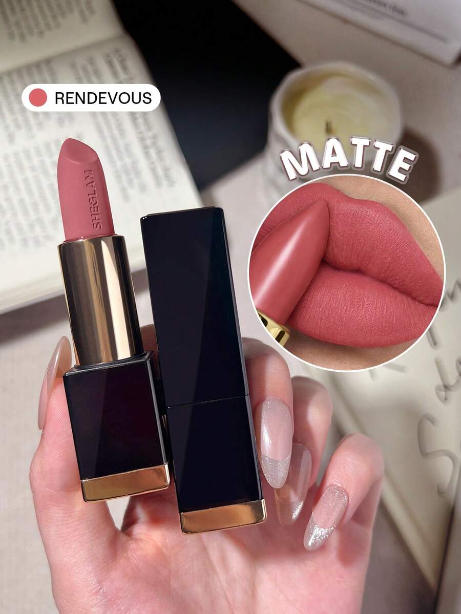 SHEGLAM LáPiz Labial Mate Allure-LáPiz Labial De Larga DuracióN Rendevous De 20 Colores LáPiz Labial Suave Y Aterciopelado Con Alto Contenido De Pigmento LáPiz Labial Para Fiesta De Navidad Y Lip Combo Marca Belleza Maquillaje Maquullaje CosméTica Para Mujeres NiñAs Perfecto Para Invierno Primavera Verano Ideal Para Y2K Elegante Moda Adecuado Para CumpleañOs DíA De La Madre Regalo Fiesta Listo Mejor Color - Rendevous - Ver 1
